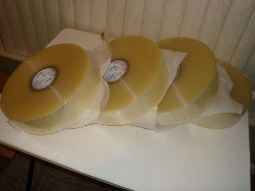 CASE OF 4 ROLLS NEW Intertape 9100 Premium Hot Melt Carton Sealing Tape F4208