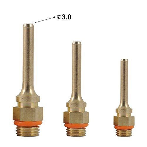 BSTPOWER 3pcs/set Interchangeable Nozzle Glue Gun Tips Replacement for 100W 40mm