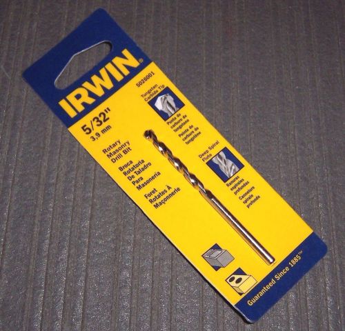 Irwin 5026001 5/32&#034; X 3&#034; Rotary Masonry Drill Bit, Carbide Tip