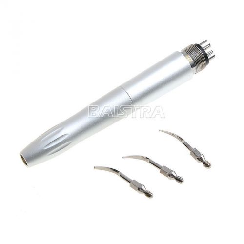 New Air Scaler Handpiece 4 Hole Dental NSK Style AS2000 M4 + Scaling Tips