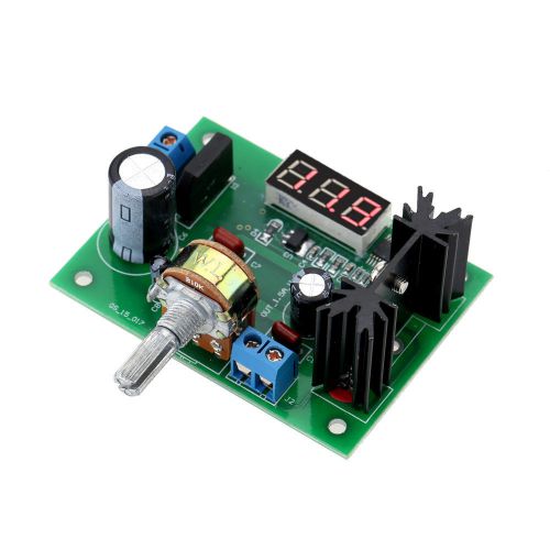 LM317 AC/DC Adjustable Voltage Regulator Step-down Power Supply Module with LED