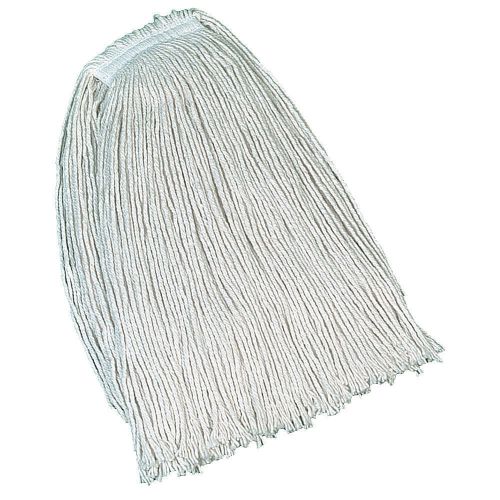 Cotton Cut-End Wet Mop, 8 PK, Rubbermaid FGV11900WH00; FREE SHIPPING; (2B)