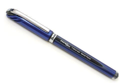 Pentel Energel Euro Ballpoint Pen, 1.0mm Triangle Tip, Black Ink (BL30-A)