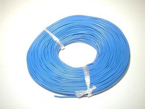 105&#039; ul1007 hook up wire 22 awg 7 strand lt blue 300 v 80° tnc pvc usa for sale