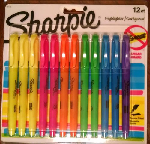 WHOLESALE LOTS 10PCS Sharpie Accent Pocket Style Highlighter 12-Pack Astd Colors