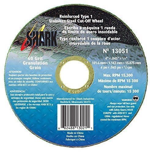 Shark Welding 13051 Shark 6-Inch by 1/8-Inch by 7/8-Inch Cut-Off Wheel Pipeline,