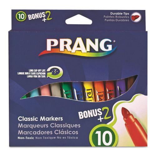&#034;Prang Prang Classic Art Markers, Durable Tip, 12 Assorted Colors&#034;