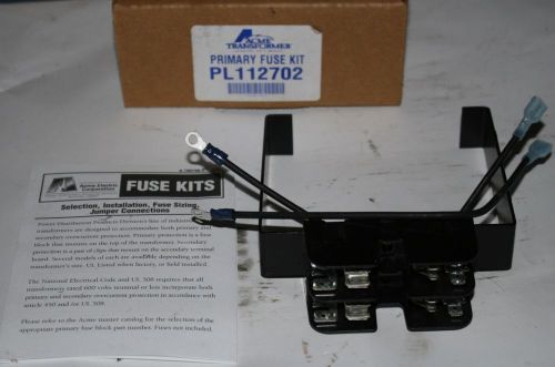 LOT (2) Acme Transformer Primary Fuse Kit PL112702
