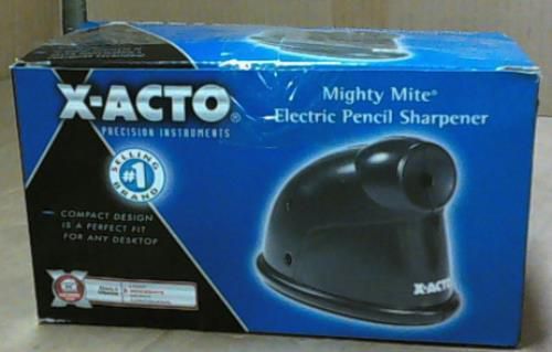 X-ACTO Mighty Mite Electric Pencil Sharpener, Black (W19505Q)