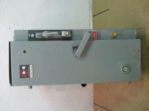 CUTLER-HAMMER BULLETIN A30 AC MAGNETIC COMBINATION STARTER #69935D USED
