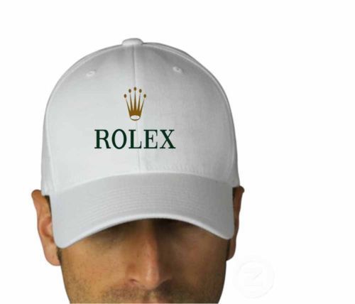 New Rare Custom Hats ROLEX LOGO White baseball Caps Hats Gift Apparell Unisex