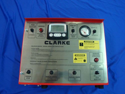 clarke John Deere fire pump engine control panel electronic Tier 3 t3