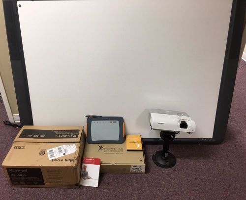 Promethean activboard 378 pro usb interactive with projector. for sale