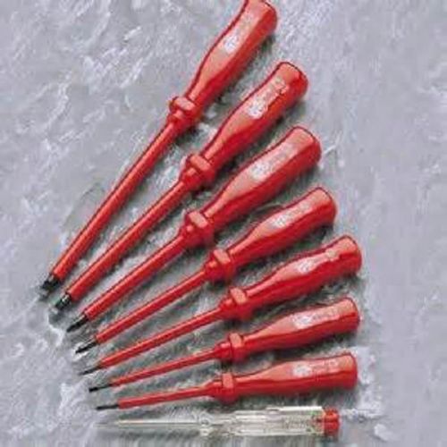8PC 1000 VOLTE INSULATED ELECTRICIAN SCREWDRIVER SET &amp; MAINS TESTER HAND TOOL