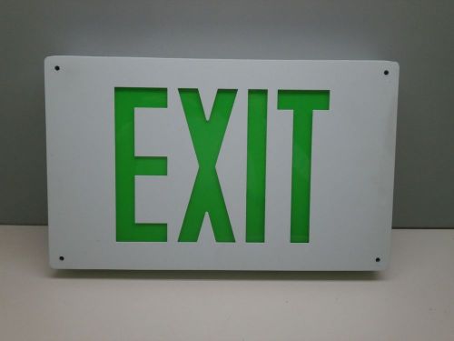 Lightolier LDSNUGW Single Face Self-Powered Exit Sign with Emergency Battery