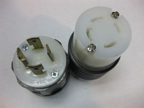 Marinco twist lock electrical plug 50a 125/250v for sale