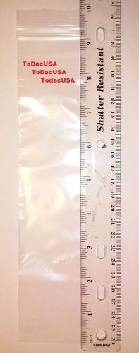 100 Zip Lock Bags Resealable Clear 2&#034;x 9&#034; - 2 Mil, Wholesale - Lot Available