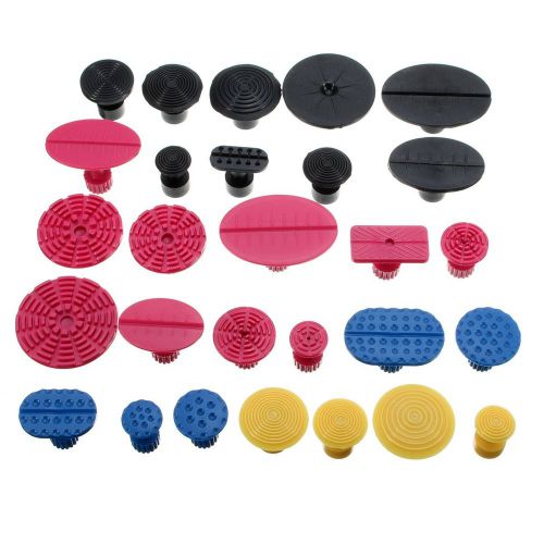 D001-1 28Pcs Paintless Dent Removal Tools Set Glue Tabs for Repairing