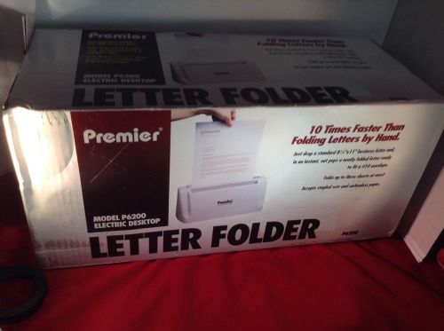 Premier P6200 3 Sheet Electric Desktop Letter Folder  by Martin Yale NIB
