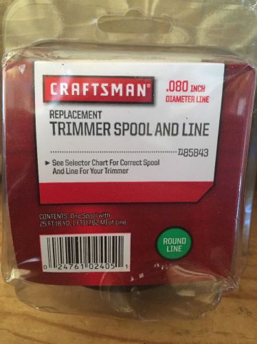 Craftsman  Replacement Spool Trimmer Line .080&#034;  Part #  7185843 OEM Part Sears
