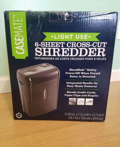 Casemate Light use 6 sheet paper shredder