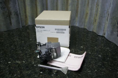 Brand new genuine oem epson elplp48 projector lamp w/housing free shipping for sale