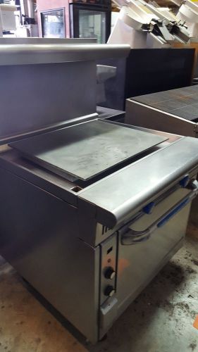 Used ihr-pl36-c imperial 36&#034; plancha range with convection oven for sale