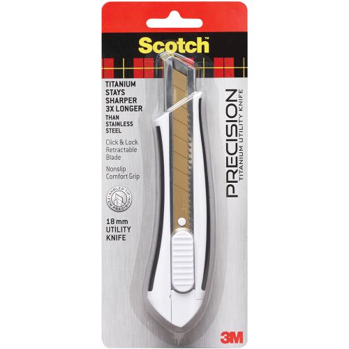 Scotch Titanium Snap-Off Utility Knife-Large