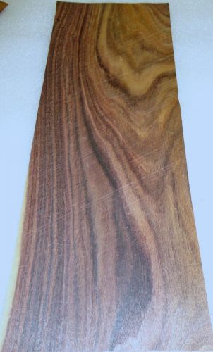 Rosewood South American Santos wood veneer 5&#034; x 14&#034; raw no backer  1/42&#034; thick