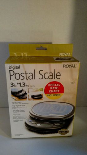 Royal DS3-3 lb 1.3 kg Postal Scale - 17012Y Scale 7.6 x 5.9 x 1.8 NEW