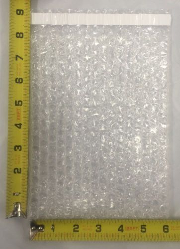 100 6x8.5 Double-Wall Clear Self-Sealing Bubble Out Pouches/Bubble Bags 6x8 1/2