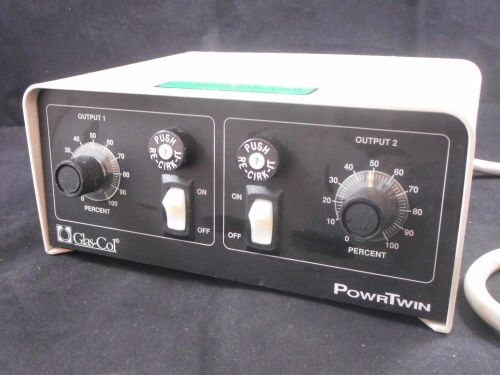 GLAS-COL PowrTwin 14A Heating Mantle Proportional Power Controller 104A PL1202