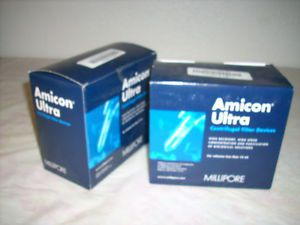 Two Boxes of Brand New Millipore Amicon Centrifugal Filter Devices, Ultra - 15