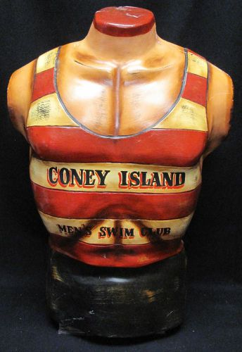 Vintage Coney Island Mens&#039; Swim Club Mannequin