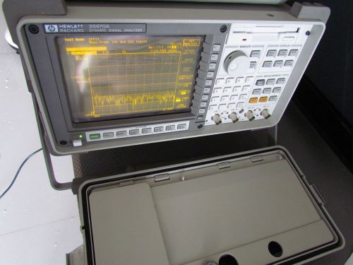HP 35670A FFT Dynamic Signal Analyzer 2ch