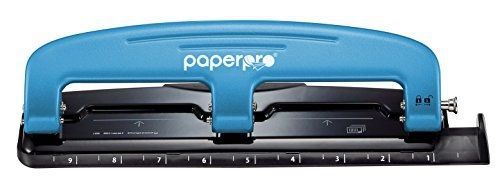 PaperPro inPRESS 12 Reduced Effort 3-Hole Punch, 12 Sheets, Blue (2103)