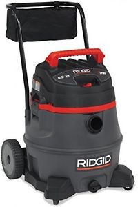 Ridgid 50348 1400RV Wet/Dry Vacuum With Cart, 14 Gal, Red