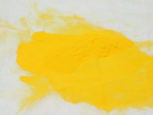 43 lbs Safety Yellow Powder Coat Coating Material Axalta (P12-1756)