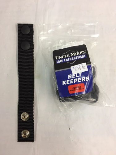 Uncle mike&#039;s belt keepers nylon web black 4 pack 88652 for sale