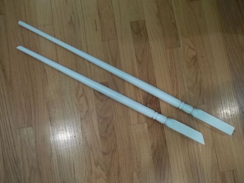 Staircase balusters /  wooden white / new  X 43
