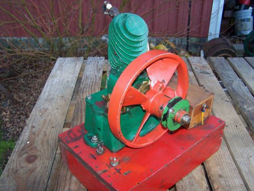 Old vertical maytag air cooled hit miss gas engine steam tractor magneto wow! for sale