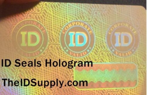 Valid seals - id card hologram [50 pack] for sale