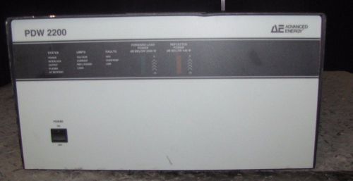 AE ADVANCED ENERGY PDW 2200 GENERATOR MODEL # 6011-001-A  (#1499)