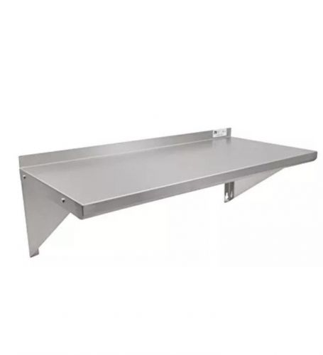 John boos ews8-1636 stainless steel standard wall shelf, 36&#034; length, 16&#034; width for sale