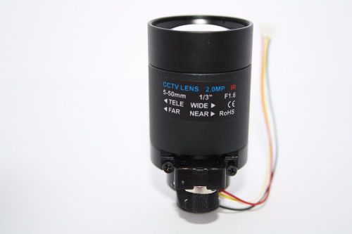 5-50mm varifocal auto iris ir 5mp d14 board lens (vf-ai-5-50-m14-ir-2mp) for sale