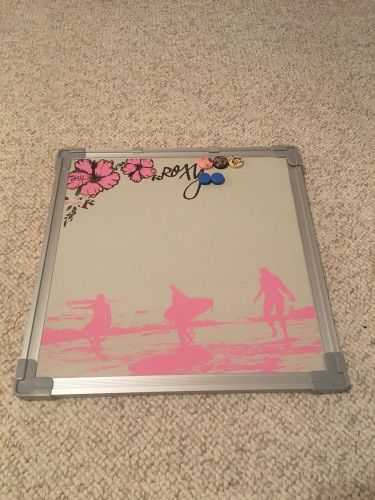 Roxy Hanging Magnetic Dry-Erase Board, 14.5 X 14.5 Inches w/ Magnets