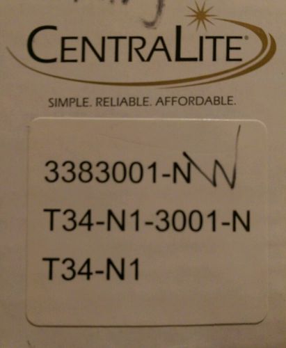 CENTRALITE SYSTEMS - 3383001-NW T34-N1-3001-N