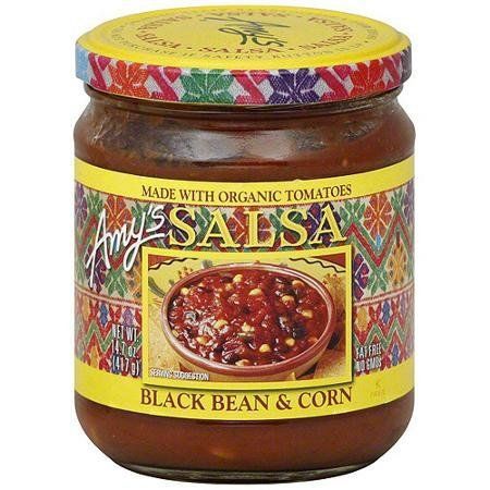 Amys Organic Black Bean and Corn Salsa, 14.7 Ounce -- 6 per case.