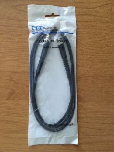 !new! sealed bag pomona electronics 2249-c-48 male coaxial cable assembly for sale