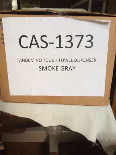 Tandem no touch towel dispenser ~~smoke grey~~ for sale